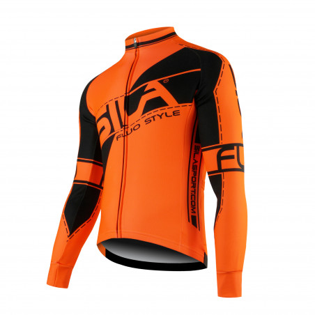 MAILLOT / VESTE MI-SAISON SILA FLUO STYLE 3 PLUS ORANGE