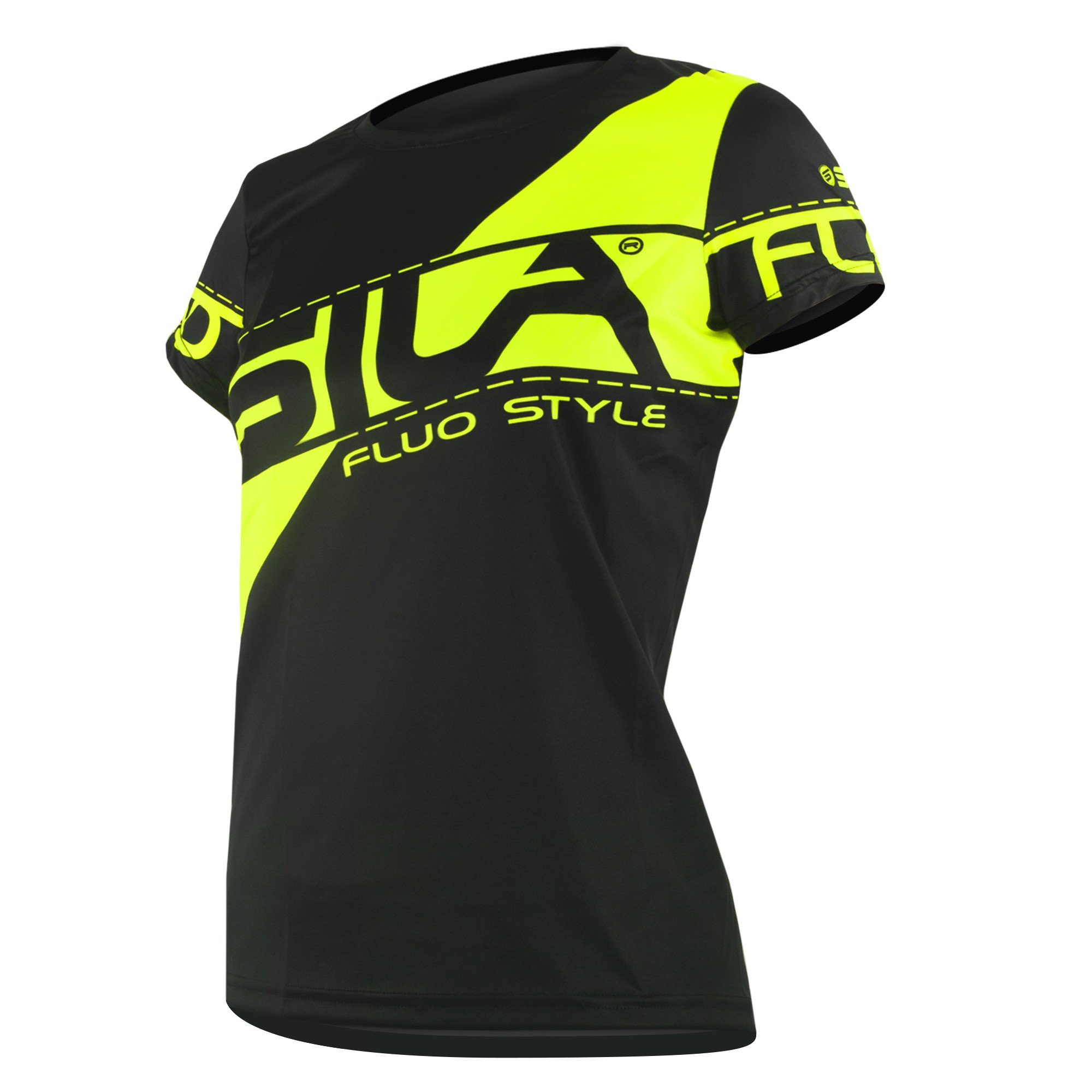 tee shirt femme jaune fluo